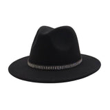 Unisex Vintage Wool Fedorahat British Ethnic Style_Cwah04390