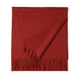 Unisex Wool Scarf Soft Solid Color With Tassels_Cwasc2707