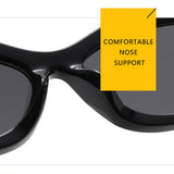 PERSONALIZED TRENDY SUNSHADE OVAL SUNGLASSES_CWASG0315