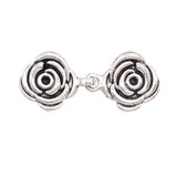 NEW BUCKLE ROSE LEAF RETRO SHAWL CLIP FIXED_CWMM2206