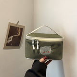 NEW CORDUROY FABRIC PORTABLE COSMETIC BAG_CWAB4425