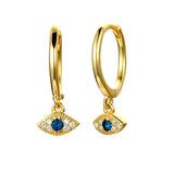 EVIL EYE BLUE EYE EARRINGS VINTAGE EARRINGS_CWAJE1773