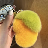 CUTE PLUSH DOLL SMALL MANGO CAR KEYCHAIN PENDANT_CWMM2498