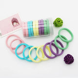 10PCS THICK SEAMLESS HAIR BANDS SCRUNCHIES_CWAHA0133