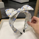 Women Sweet Floral Bow Headband_Cwaha0769