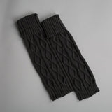 Warm Mid-Length Diamond-Shaped Socks_Cwms0744