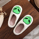 ALIEN EMBROIDERED HOME COTTON SLIPPERS_CWSHS0764