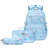 Waterproof Backpacks For School Girls -Piece Set_Cwab5381