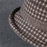 THICKENED WARM CURLED BOW RETRO BUCKET HAT_CWAH1795