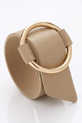 SIMPLE RING POINT WIDE FASHION BRACELET_CWAJE001