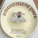 DAISY ACETATE HAIR CLAW SWEET SUNFLOWER BUN CLIP_CWAHA5966