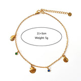 STAINLESS STEEL ANKLET WITH COLORFUL STONE BEADS_CWAJE4612