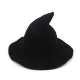 Cwah1676_Regular Foldable Knitted Halloween Witch Hat