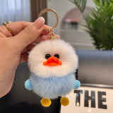 CUTE LITTLE YELLOW DUCK CAR KEYCHAIN BAG PENDANT_CWMM2505