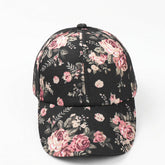 FLORAL BASEBALL CAP WOMENS BOHO PRINT CWAH1143