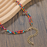 NEW BOHEMIAN VINTAGE BEADED NECKLACE_CWAJE1575