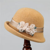 FRENCH RETRO CURLED BRIM FASHIONABLE BUCKET HAT_CWAH1787