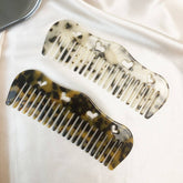 HEART SHAPED ACETATE ANTI STATIC HAIR COMB_CWMM6433