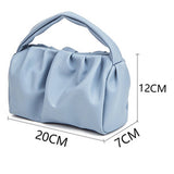 Simple Solid Color Cosmetic Bag Handbag_Cwab1832