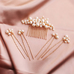 SWEET PEARL U SHAPED BRIDAL HAIR ACCESSORIES_CWAHA2777