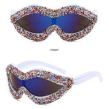 ALIEN ONE PIECE SEXY LIPS WITH DIAMOND SUNGLASSES_CWASG0838