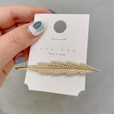 FULL DIAMOND PEARL FEATHER SIDE CLIP BANGS CLIP_CWAHA4785