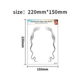 BABY HAIRLINE TATTOO STICKERS FOR FOREHEAD BANGS_CWMM8336