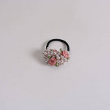 CUTE FLORAL PEARL HAIR TIE FOR SWEET GIRLS_CWAHA6878