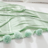 NEW KNITTED BALL AIR CONDITIONING THROW BLANKET_CWMM2364