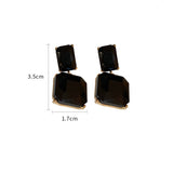 SIMPLE HIGH END TRANSPARENT CUBE CRYSTAL EARRINGS_CWAJE2321