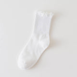 CANDY COLOR PURE COTTON EDGE SOCKS FOR WOMEN_CWMS1129
