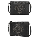 Vintage Rivet Large Capacity File Pack Handbag_Cwab1481