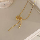 BASIC BOW FRESH AND SWEET NECKLACE_CWAJE1597