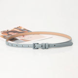 Cwabe0907_Women'S Small Square Buckle Thin Belt