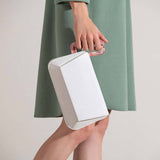 GEOMETRIC SPLICING SMALL SQUARE BAG SHOULDER BAG_CWAB1935