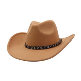 Unisex Cowboy Fedora Hat Ethnic Style_Cwah04409