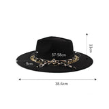 BRITISH STYLE AUTUMN AND WINTER WARM HAT JAZZ HAT_CWAH1880