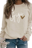 Valentine Letter Printed Long Sleeve Sweatshirt_Cwtstl0969