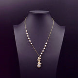 HIGH END VINTAGE DIAMOND PEARL NECKLACE FOR WOMEN_CWAJE3912