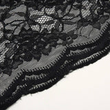 BLACK AND WHITE LACE LADIES WEDDING VEIL_CWMM1988