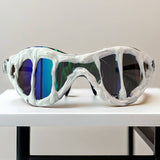 FUTURISTIC SHAPED RIMLESS SUNGLASSES_CWASG0818