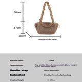 ELEGANT FLUFFY PLUSH HANDBAG FOR WOMEN_CUAB00545