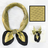 GEOMETRIC SCARF ELEGANT PRINT SQUARE FOR WOMEN_CWASC1166