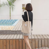 Cwab3911_Corduroy Snap-Button Large-Capacity Shoulder Bag