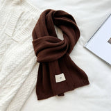 Knit Stripe Scarf Warm Fall/Winter Unisex Scarf_Cwasc0985