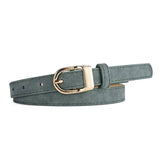 Fashionable D-Shaped Alloy Pin Buckle Belt