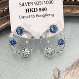 HOLLOW ZIRCON STAR EARRINGS_CWAJE1316