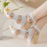 SUMMER THIN LACE INVISIBLE BOAT SOCKS_CWMS0518