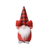 CHRISTMAS PLAID FACELESS DOLL WINDOW DISPLAY_CWMM2921