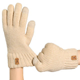 Women Christmas Style Cold-Proof Knitted Gloves_Cwag0121